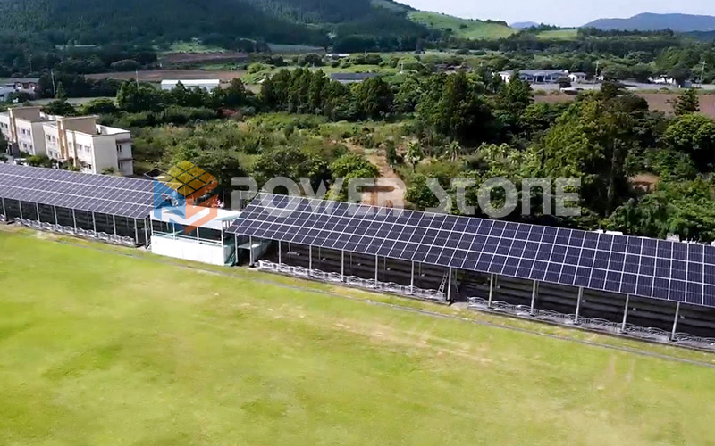 Solar Ground mounting （Canopy） Project-153kwp in Korea