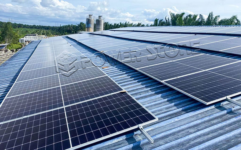 Power Stone Solar metal roof mounting