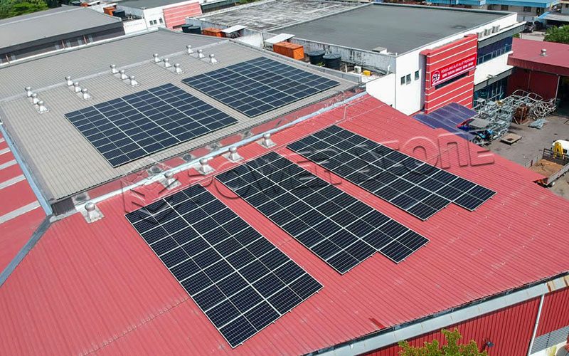 Metal Roof PV Mounting System in Malaysia