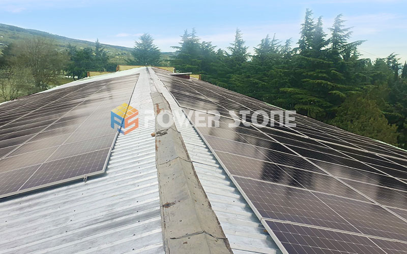 Solar roof mounting system in Georgia 320KW