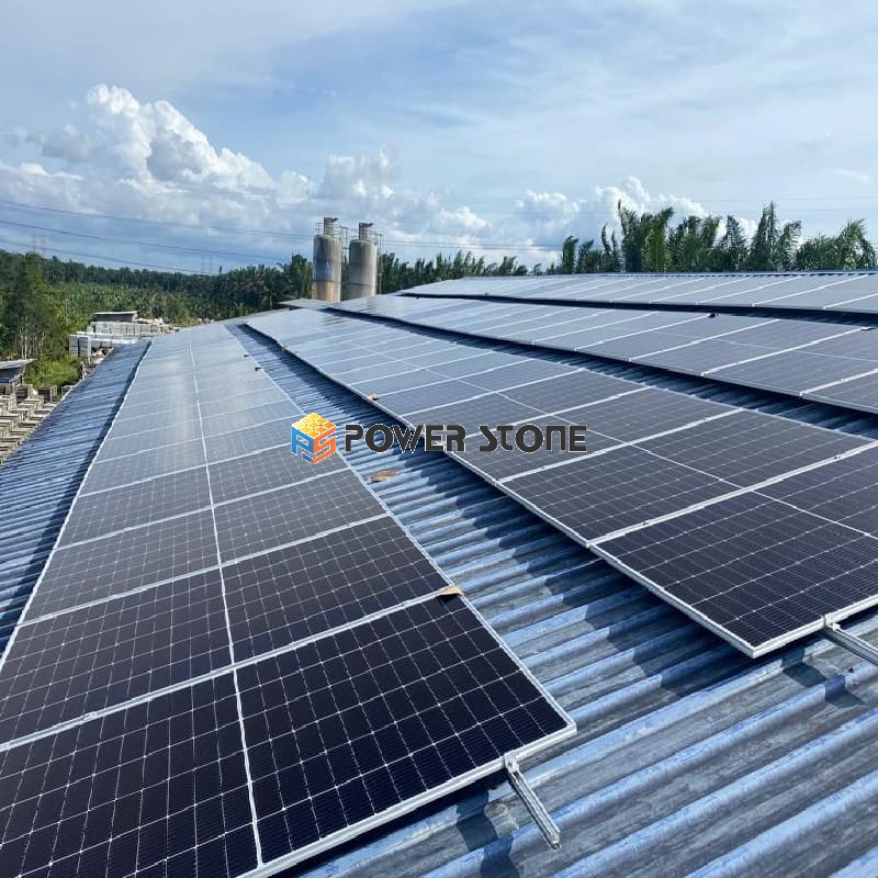 Power Stone Solar metal roof mounting