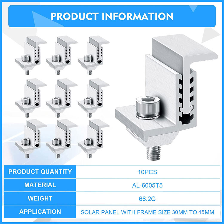 Aluminum End Clamp