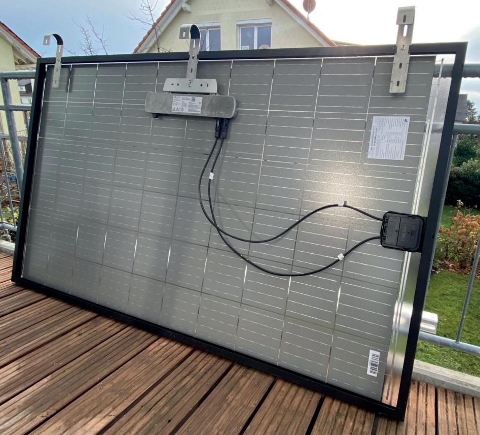 balcony solar panel mounting