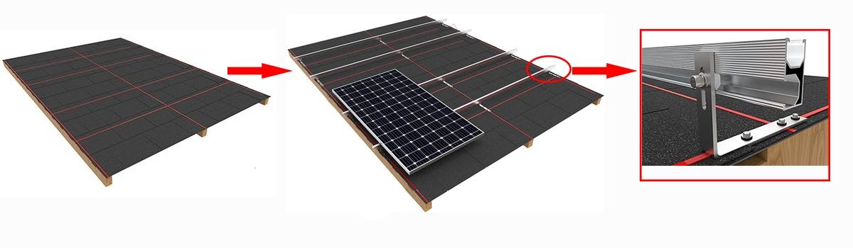 solar panel L feet mount