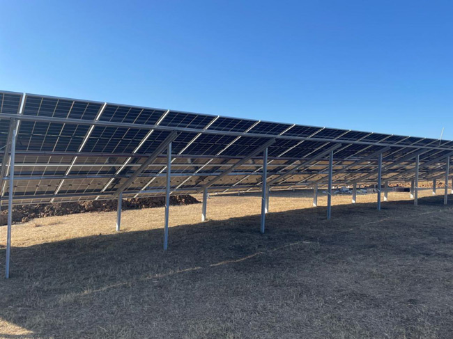 solar panel ground mount kit