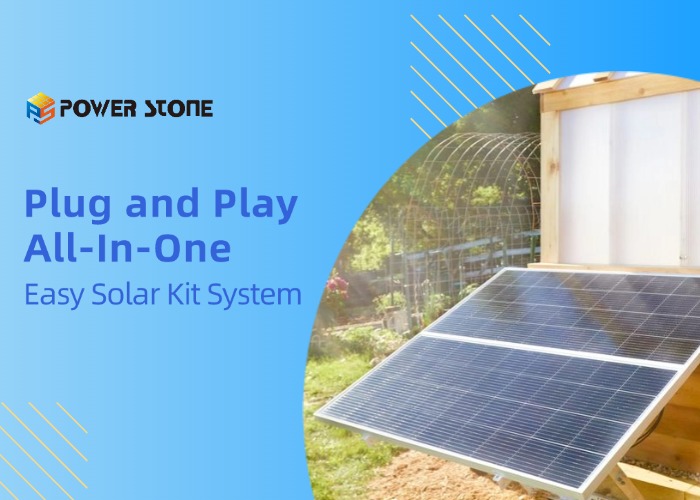 Plug and Play All-In-One Easy Solar Kit System