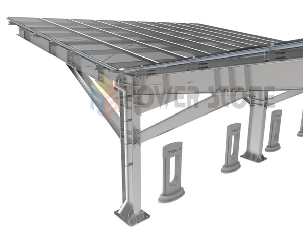 Aluminum solar ground rack