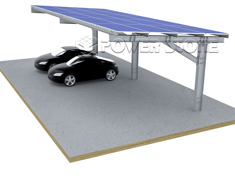 Solar carport  ground