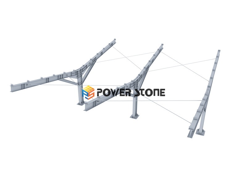 Steel solar carport system