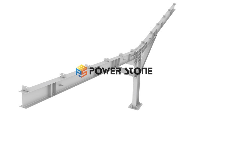 Y-style solar carport mount