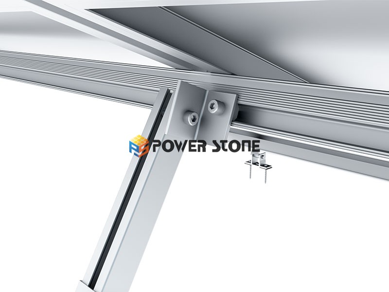 Roof-mounted solar system