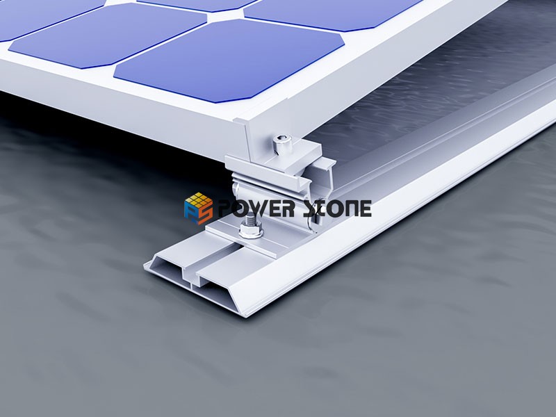 Flat roof solar mount