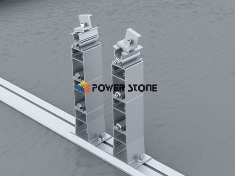 15 degrees solar east west flat roof mounting