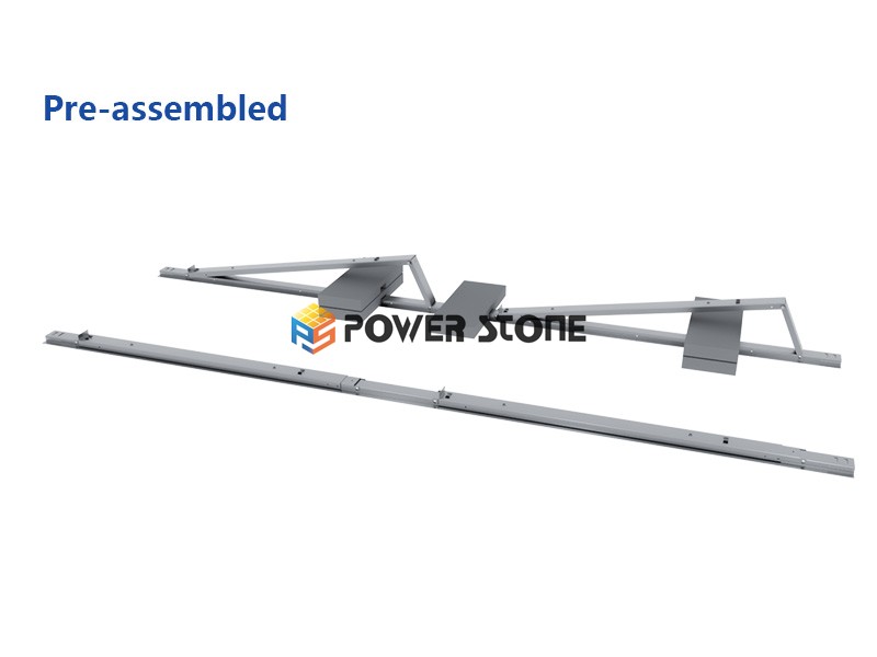 ZAM steel ballasted mounting