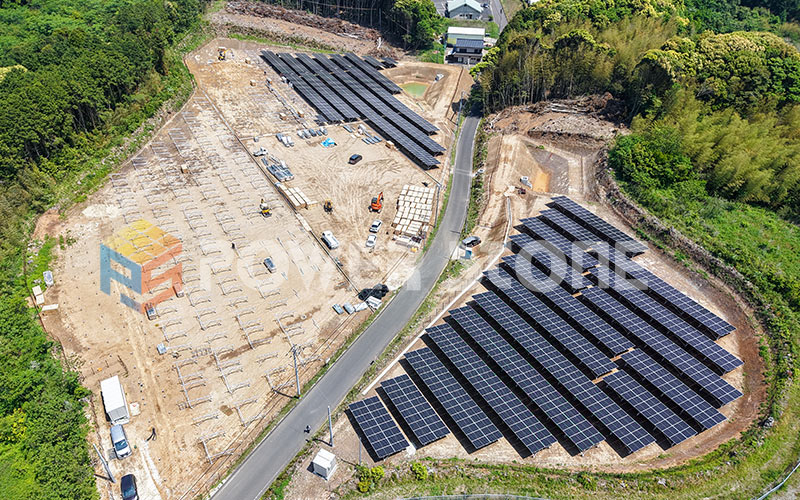 1.84MW Solar Ground Mounting System in Japan