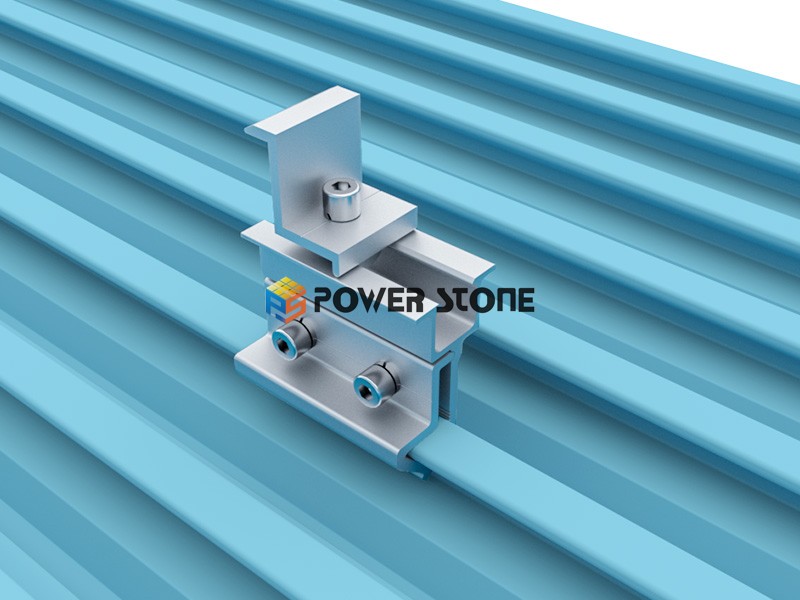 railless mounting bracket solar panels on metal roof