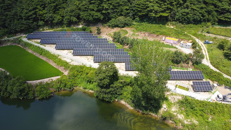 solar panel ground mount rack