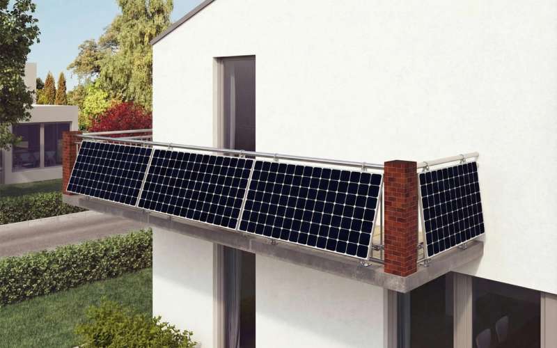 Steel Solar Balcony Mounting