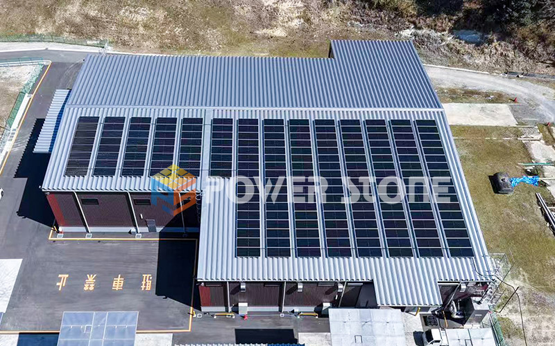 120KW Solar Roof Clamps Mounting System in Japan